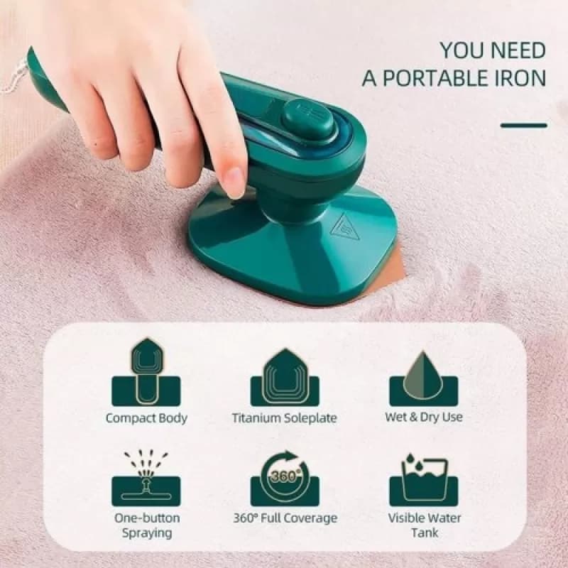 Portable Handheld Garment Steamer Steam Iron for Clothes